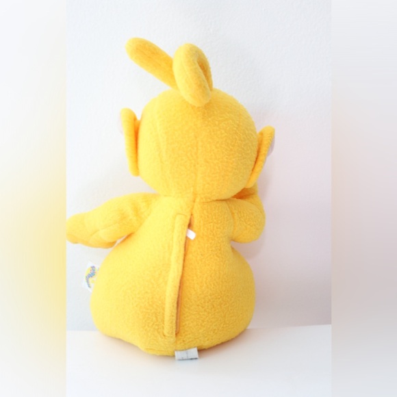 1998 Vintage Teletubbies Talking Laa Laa Plush LaLa Yellow 15” Doll Tested Works - Picture 6 of 8